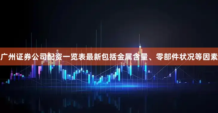 广州证券公司配资一览表最新包括金属含量、零部件状况等因素